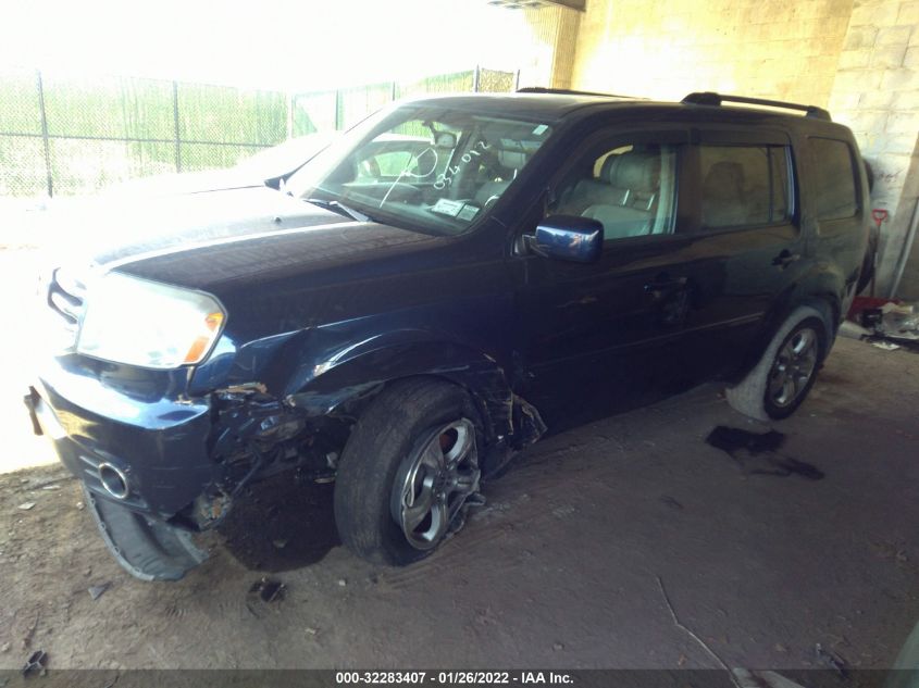 2014 HONDA PILOT EX-L 5FNYF4H76EB034012