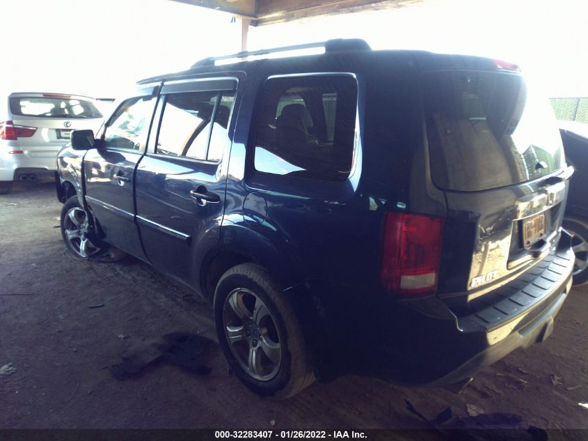 2014 HONDA PILOT EX-L 5FNYF4H76EB034012