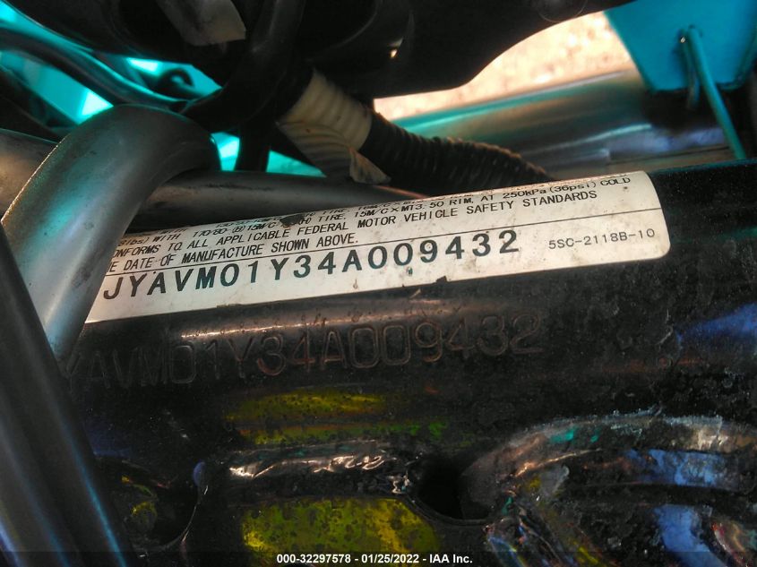 2004 YAMAHA XVS65 A JYAVM01Y34A009432