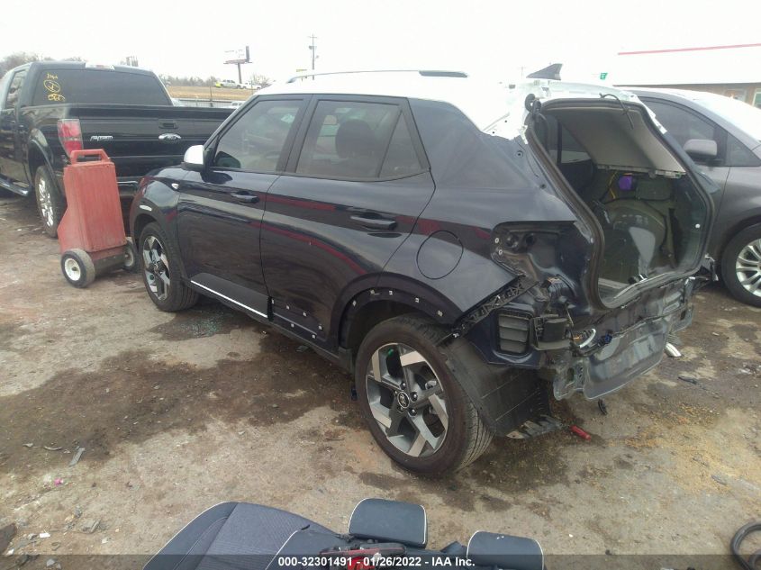 2021 HYUNDAI VENUE DENIM KMHRC8A39MU127331