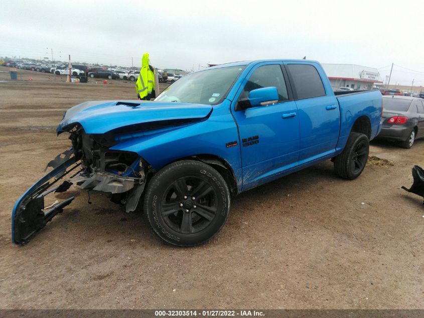 2018 RAM 1500 SPORT 1C6RR7MT3JS201589