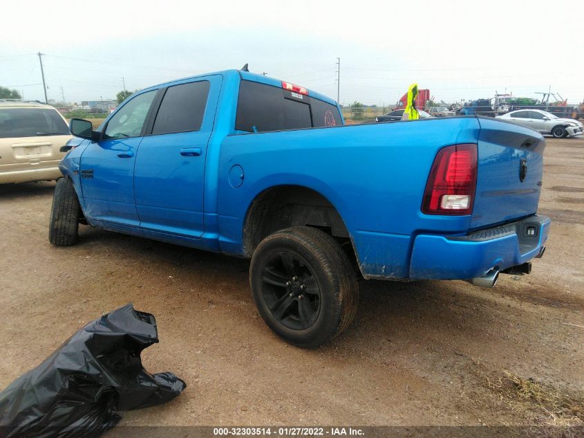 2018 RAM 1500 SPORT 1C6RR7MT3JS201589