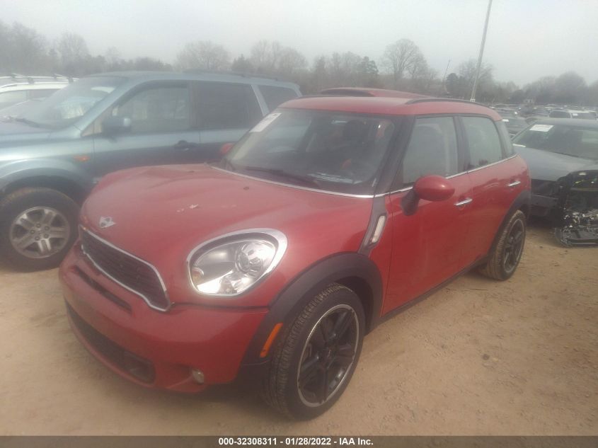 2013 MINI COOPER COUNTRYMAN S WMWZC3C57DWP20564