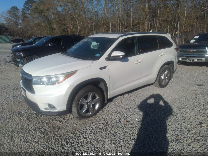 2015 TOYOTA HIGHLANDER LIMITED 5TDDKRFH8FS180024