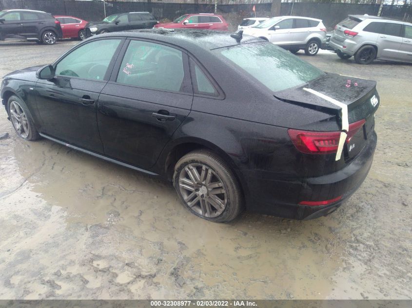 2018 AUDI A4 PREMIUM/TECH PREMIUM WAUDNAF40JA115368