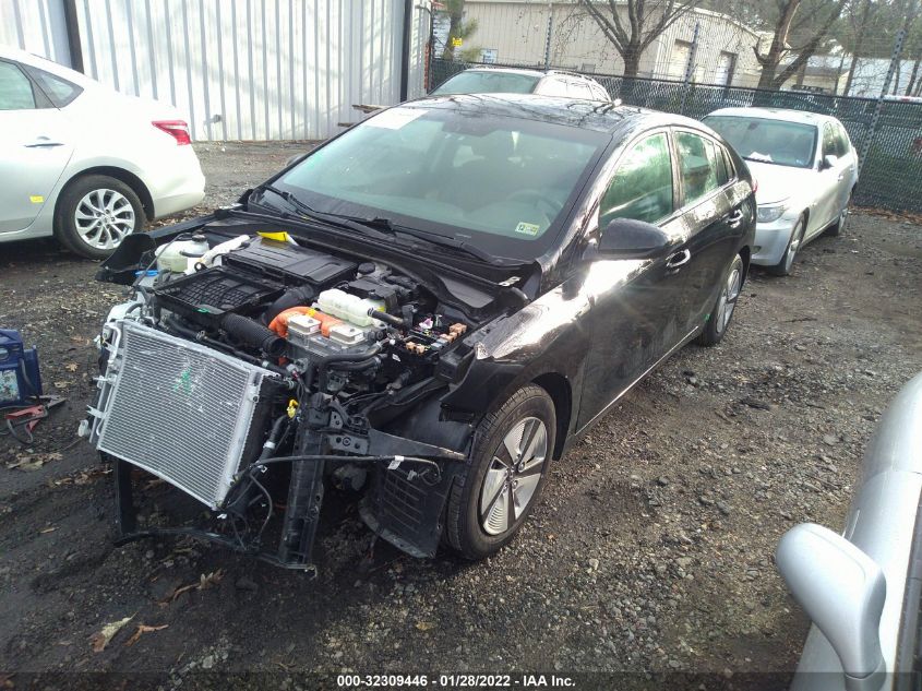 2019 HYUNDAI IONIQ HYBRID BLUE KMHC65LC5KU179691