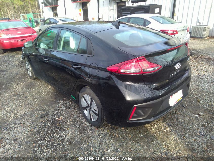 2019 HYUNDAI IONIQ HYBRID BLUE KMHC65LC5KU179691