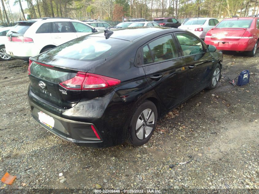 2019 HYUNDAI IONIQ HYBRID BLUE KMHC65LC5KU179691