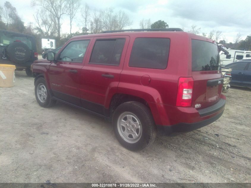 2014 JEEP PATRIOT SPORT 1C4NJPBA6ED752612