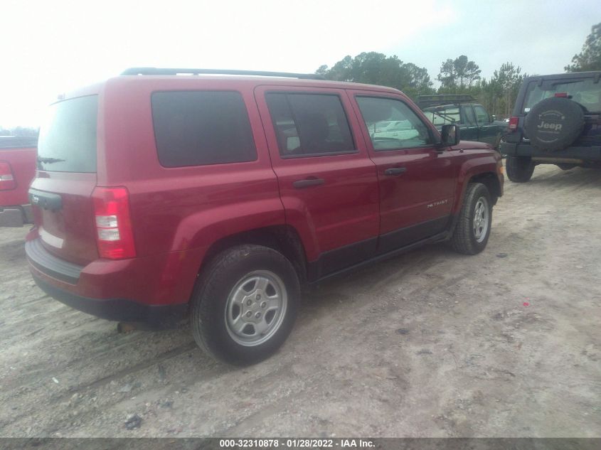 2014 JEEP PATRIOT SPORT 1C4NJPBA6ED752612