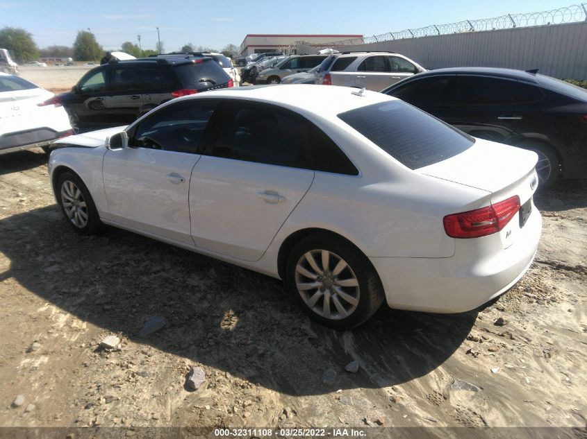 2013 AUDI A4 PREMIUM WAUAFAFL4DN047189