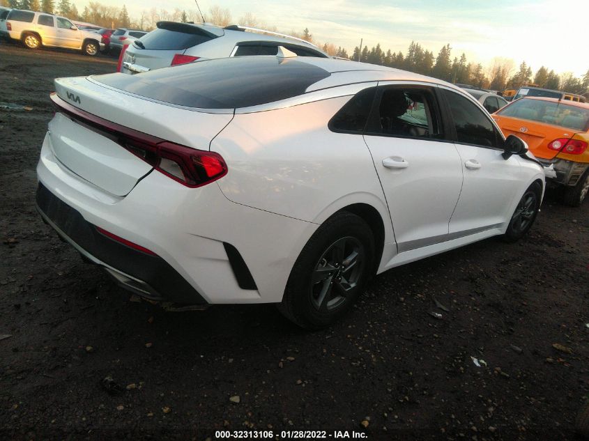 2022 KIA K5 LX 5XXG24J24NG083843