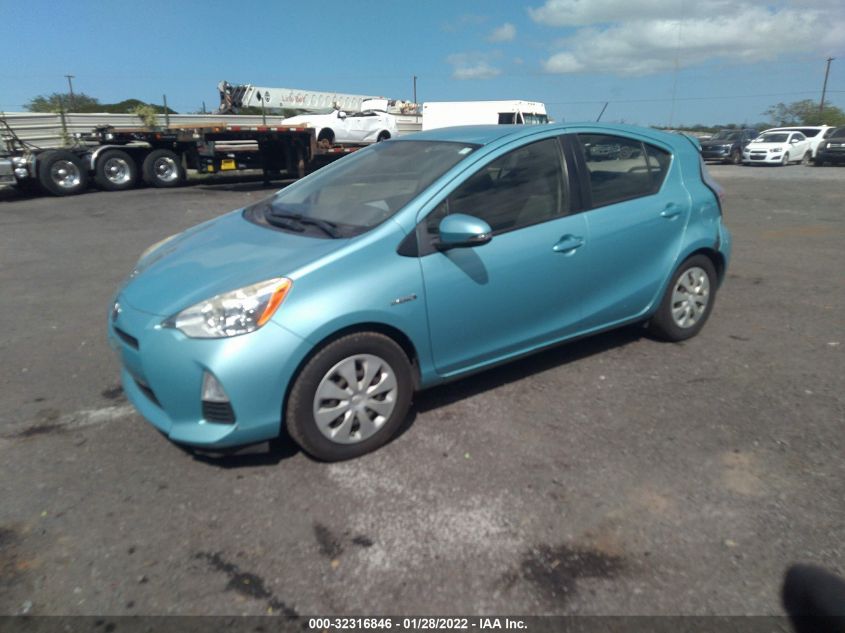 2014 TOYOTA PRIUS C ONE/THREE/TWO/FOUR JTDKDTB32E1070316