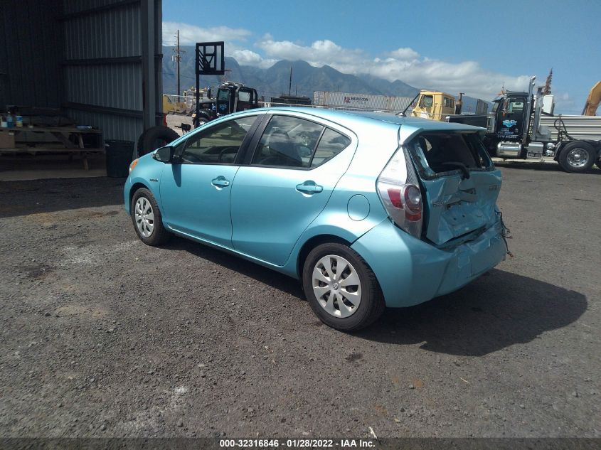 2014 TOYOTA PRIUS C ONE/THREE/TWO/FOUR JTDKDTB32E1070316