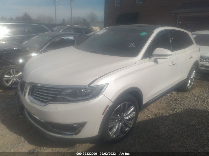 2016 LINCOLN MKX RESERVE 2LMTJ8LP7GBL46086