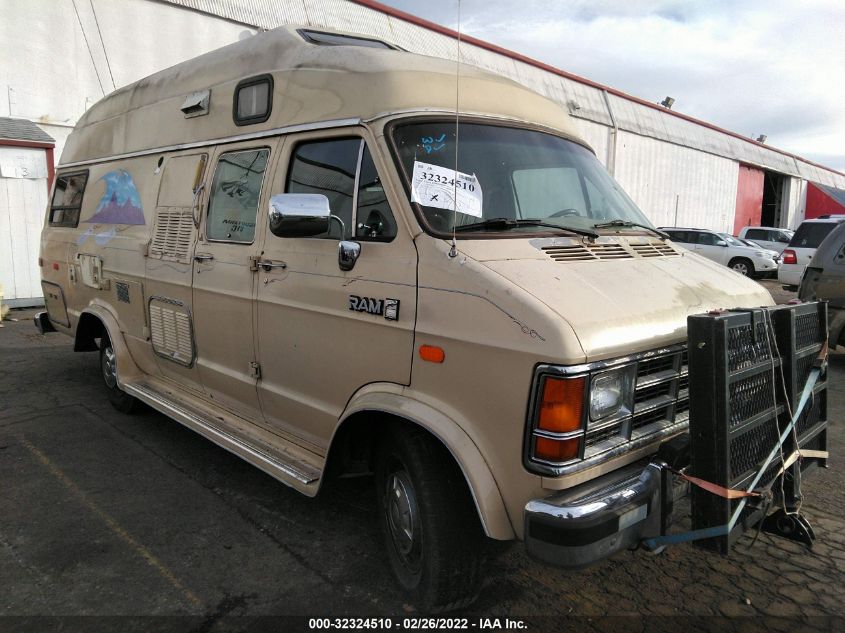 VIN: 2B6JB31ZXLK744001 | DODGE RAM VAN 1990 car history