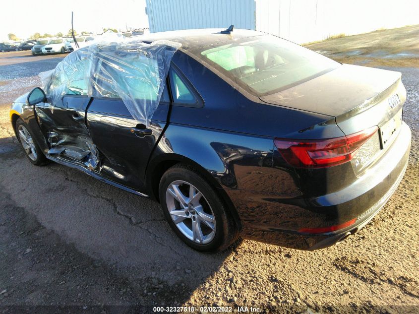 2018 AUDI A4 PREMIUM/TECH PREMIUM WAUKMAF44JA121782