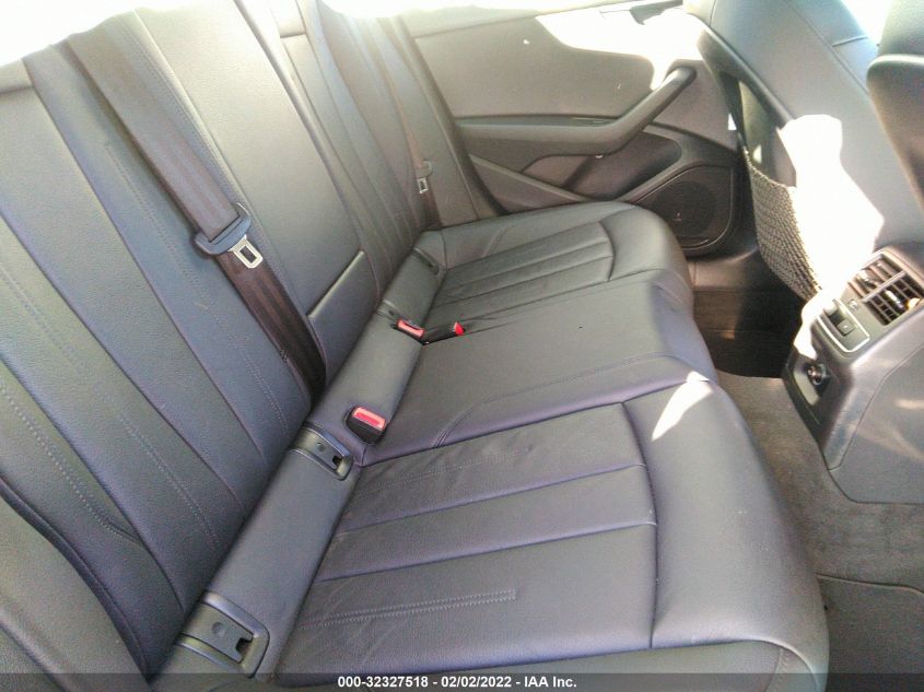 2018 AUDI A4 PREMIUM/TECH PREMIUM WAUKMAF44JA121782