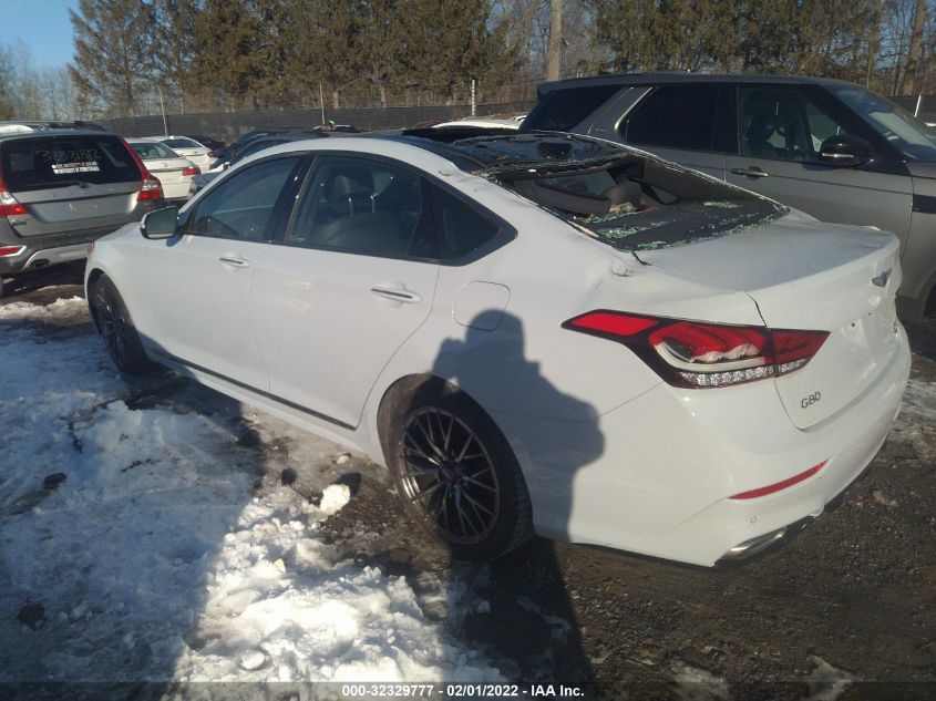 2020 GENESIS G80 3.8L KMTFN4JE3LU330758