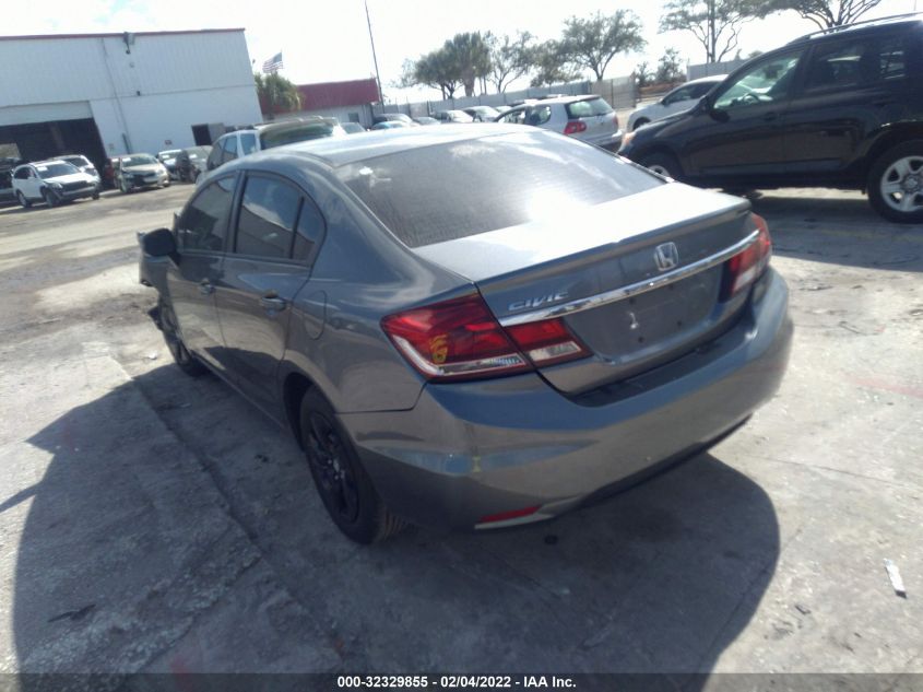 2013 HONDA CIVIC SDN LX 2HGFB2F55DH579556