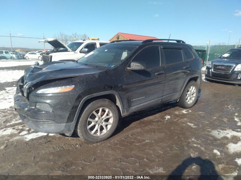 2016 JEEP CHEROKEE SPORT 1C4PJMAB7GW203980