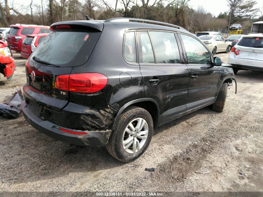 2017 VOLKSWAGEN TIGUAN WVGAV7AX4HK005918