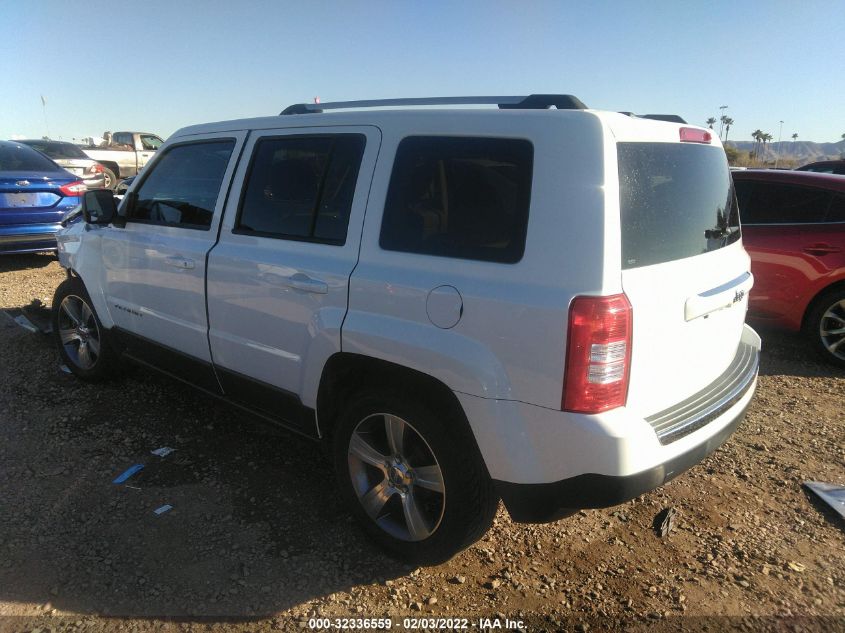 2017 JEEP PATRIOT HIGH ALTITUDE 1C4NJPFA2HD152877