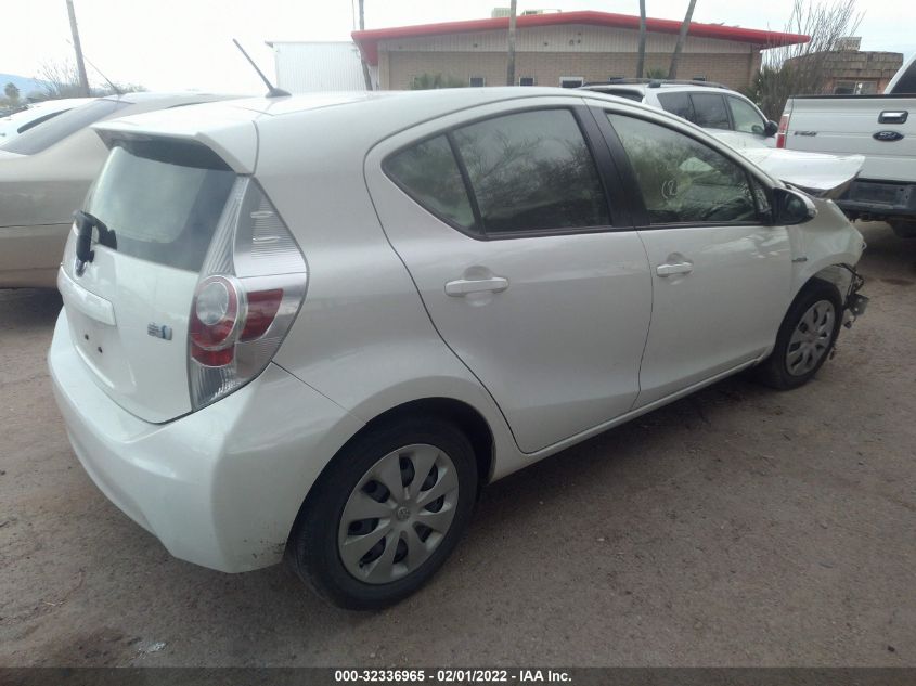 2014 TOYOTA PRIUS C ONE/THREE/TWO/FOUR JTDKDTB39E1569047