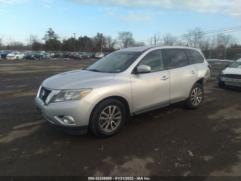 2014 NISSAN PATHFINDER S 5N1AR2MM7EC695081