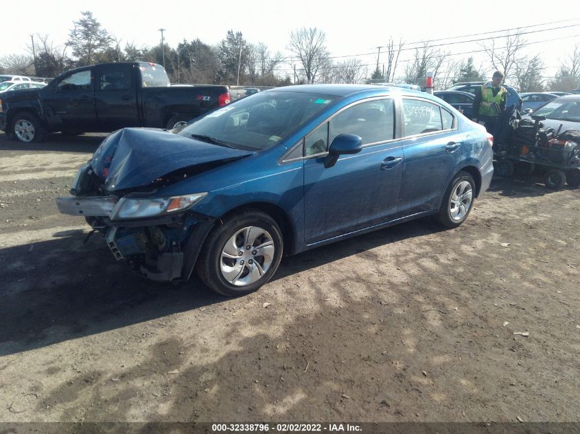 2013 HONDA CIVIC SDN LX 2HGFB2F53DH598204