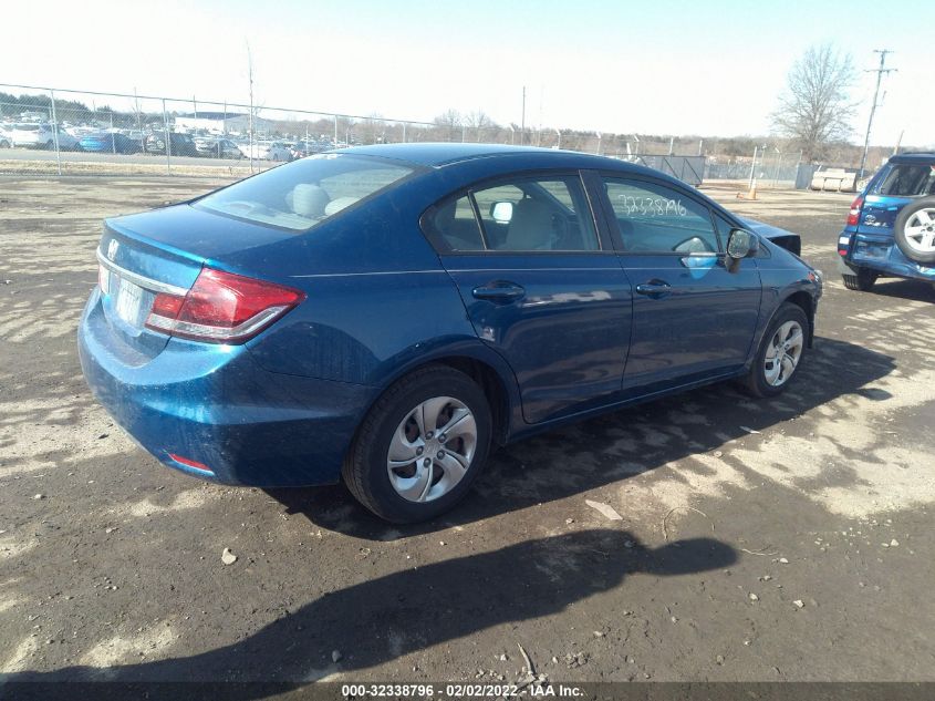 2013 HONDA CIVIC SDN LX 2HGFB2F53DH598204