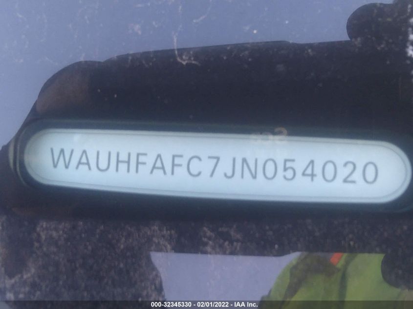 2018 AUDI S6 PRESTIGE WAUHFAFC7JN054020