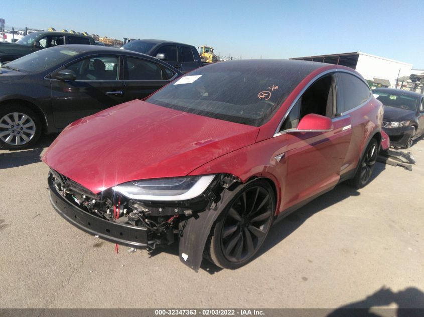 2020 TESLA MODEL X LONG RANGE 5YJXCBE25LF261576