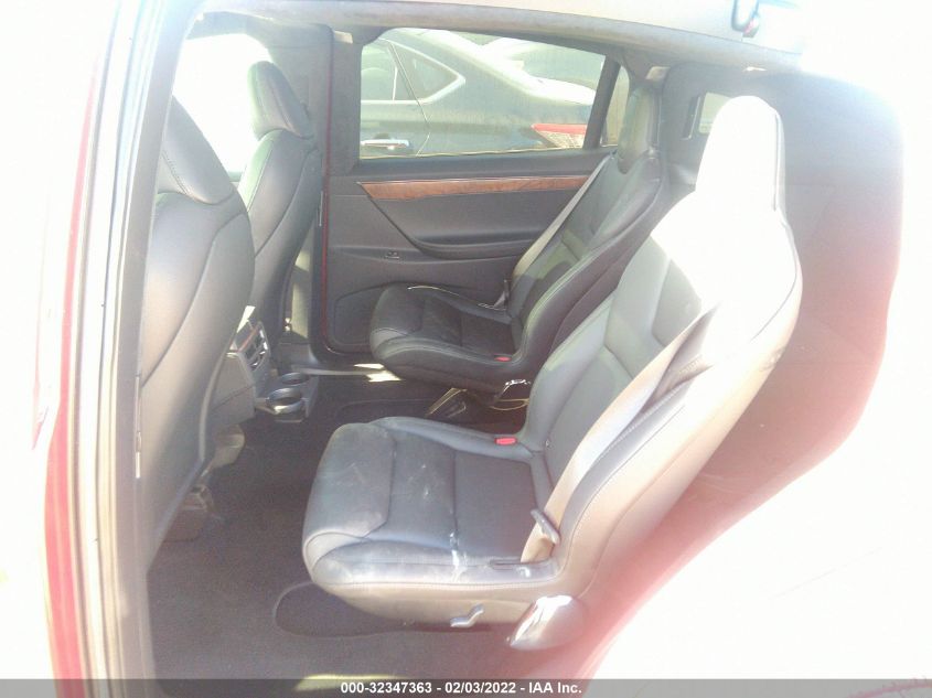 2020 TESLA MODEL X LONG RANGE 5YJXCBE25LF261576