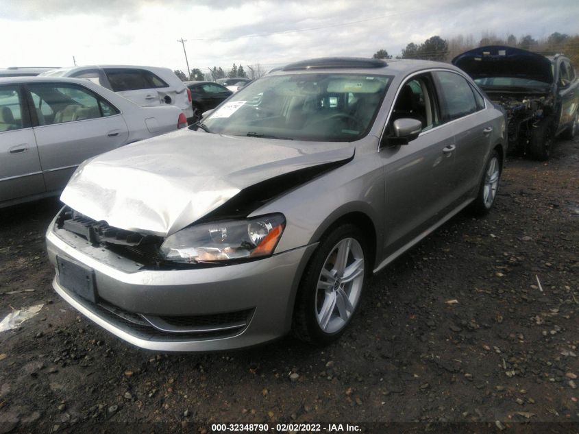 2014 VOLKSWAGEN PASSAT SE W/SUNROOF 1VWBT7A3XEC095560
