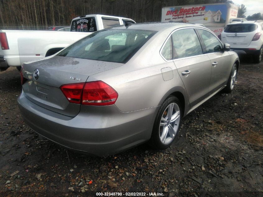 2014 VOLKSWAGEN PASSAT SE W/SUNROOF 1VWBT7A3XEC095560
