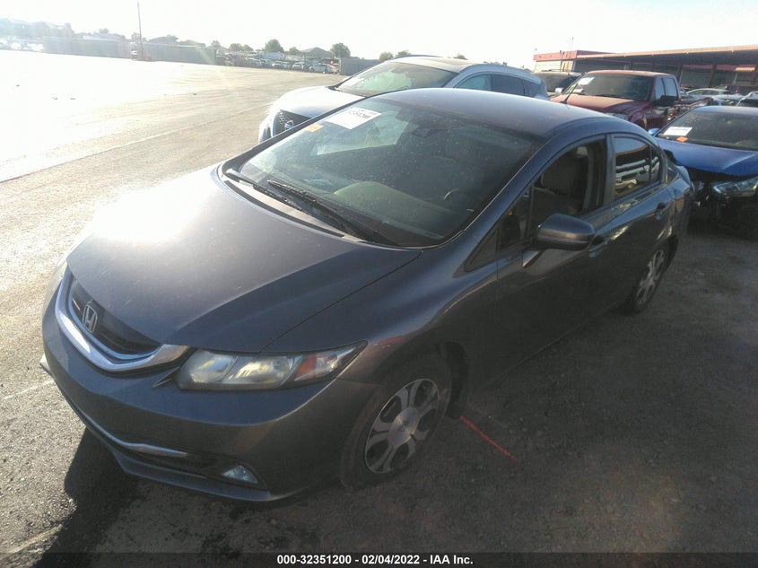 2014 HONDA CIVIC HYBRID VIN: 19XFB4F20EE000521