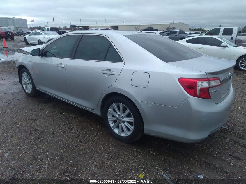 2013 TOYOTA CAMRY HYBRID LE/XLE 4T1BD1FK5DU078392