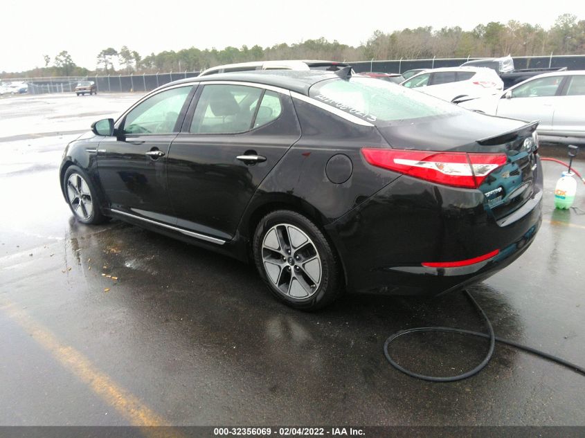 2013 KIA OPTIMA HYBRID EX KNAGM4AD2D5058287