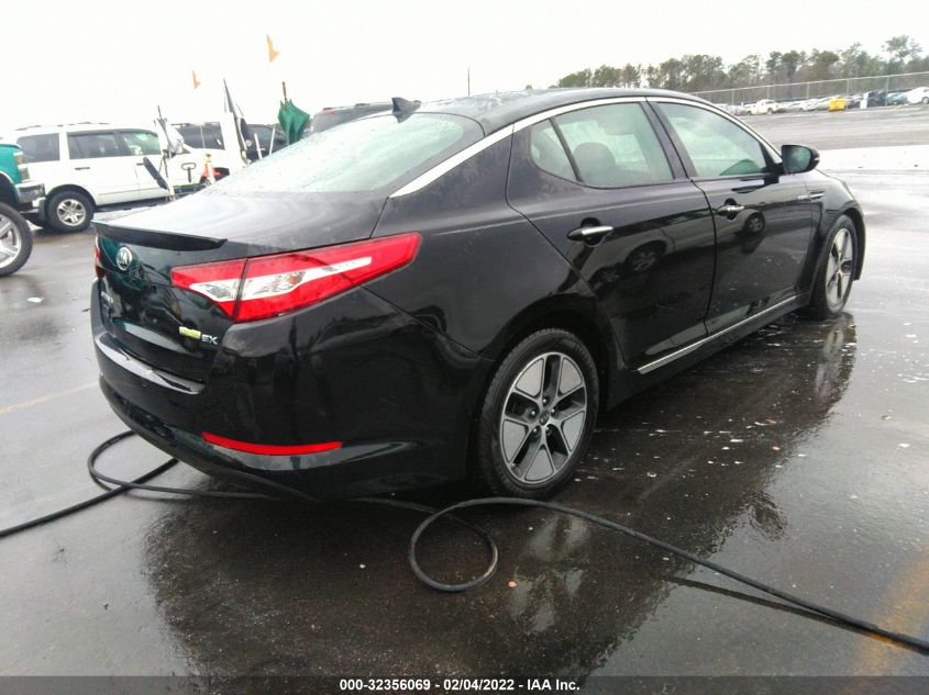2013 KIA OPTIMA HYBRID EX KNAGM4AD2D5058287