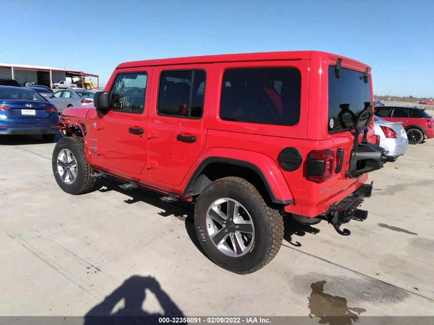 2021 JEEP WRANGLER UNLIMITED SAHARA 1C4HJXEN3MW633818