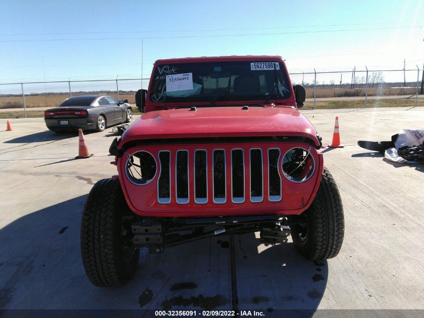 2021 JEEP WRANGLER UNLIMITED SAHARA 1C4HJXEN3MW633818