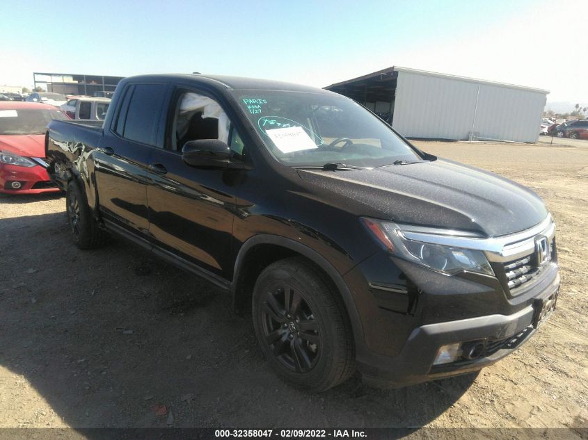 2017 HONDA RIDGELINE SPORT 5FPYK2F14HB001309