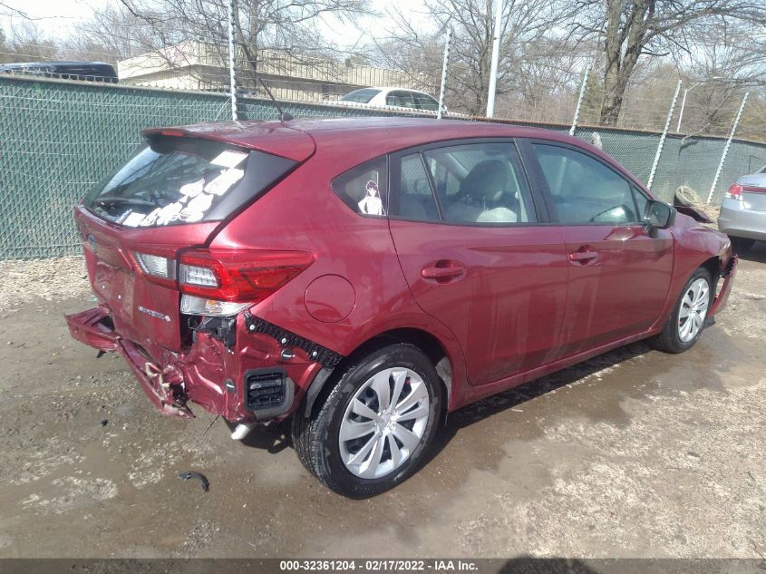 2021 SUBARU IMPREZA 4S3GTAB66M3713096