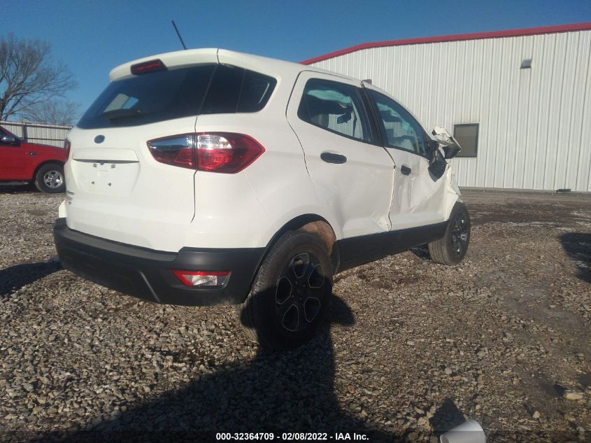 2021 FORD ECOSPORT S MAJ3S2FE4MC435457
