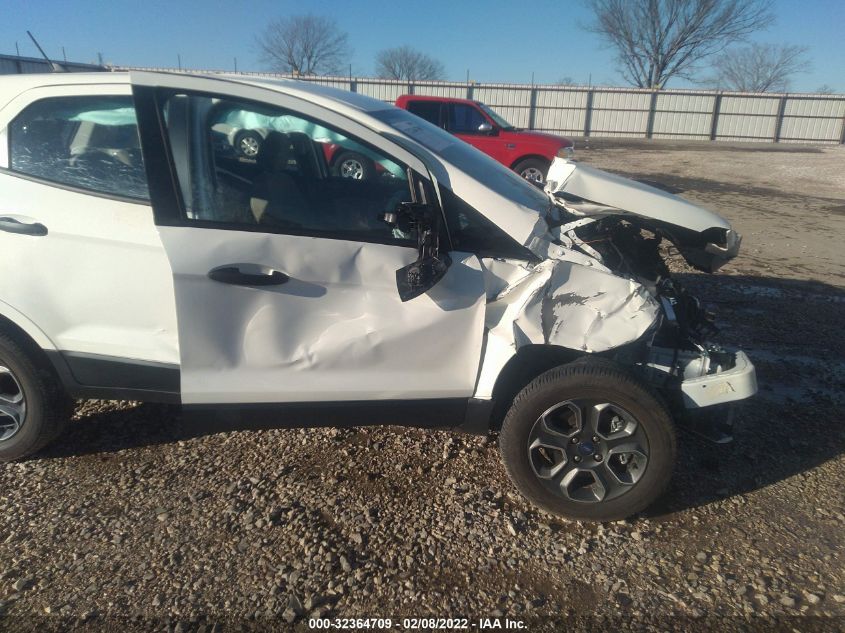 2021 FORD ECOSPORT S MAJ3S2FE4MC435457
