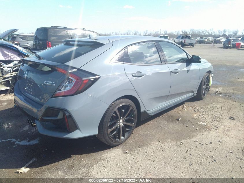 2020 HONDA CIVIC HATCHBACK SPORT TOURING SHHFK7H97LU222992