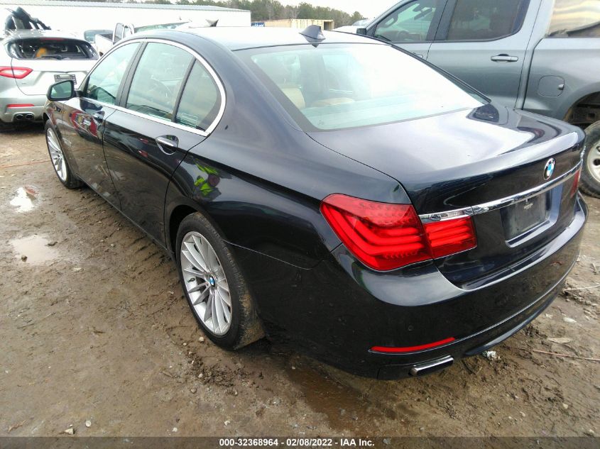 2013 BMW 7 SERIES 750I WBAYA8C56DD227646