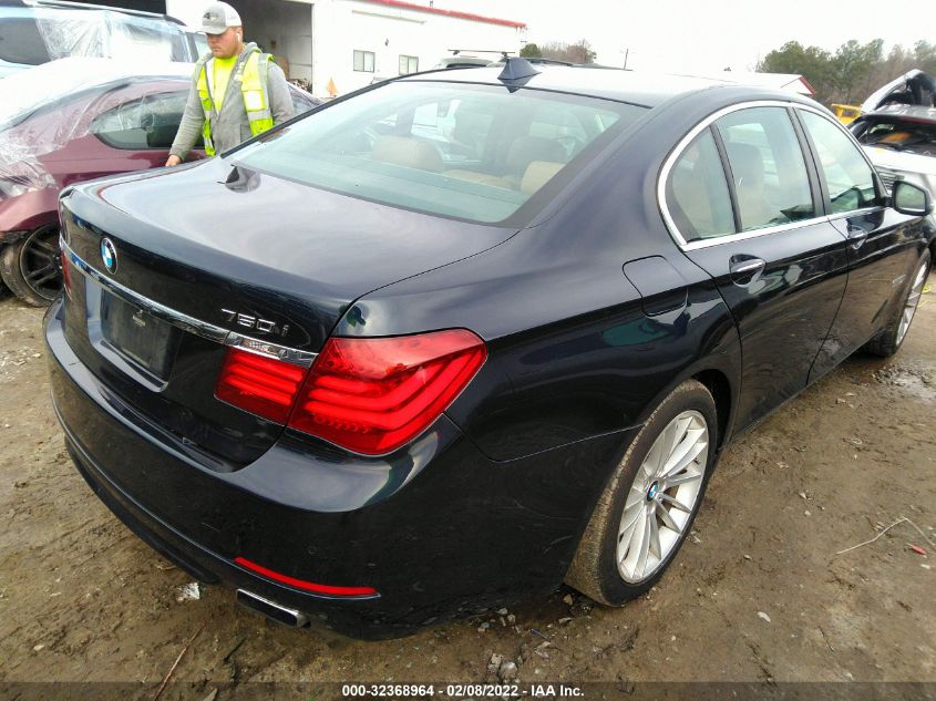 2013 BMW 7 SERIES 750I WBAYA8C56DD227646