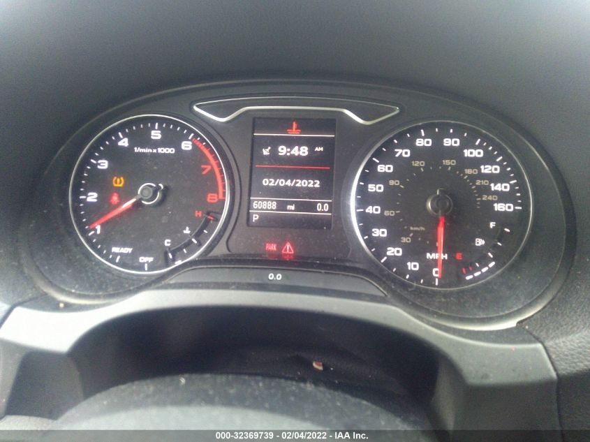 2016 AUDI A3 2.0T PREMIUM WAUB8GFF1G1040448